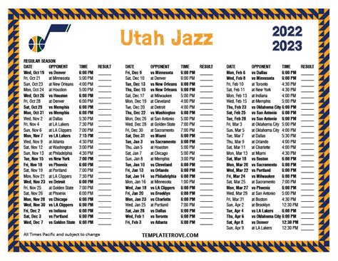 utah jazz schedule|printable utah jazz schedule 2022.
